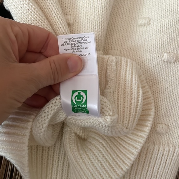 J.Crew Crewcut Girls' ruffleneck bobble sweater - Picture 5 of 9